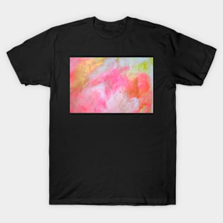 Pink gold abstract T-Shirt